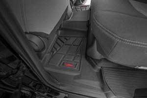 Toyota 4Runner Floor Mats - Front + Rear & Cargo - Rough Country - Sure-Fit - 2025+
